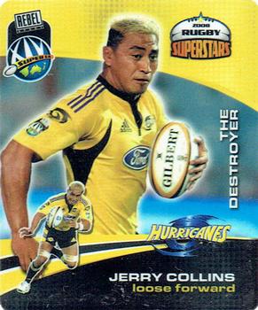 2008 Bluebird Foods Rugby Superstars #47 Jerry Collins Front
